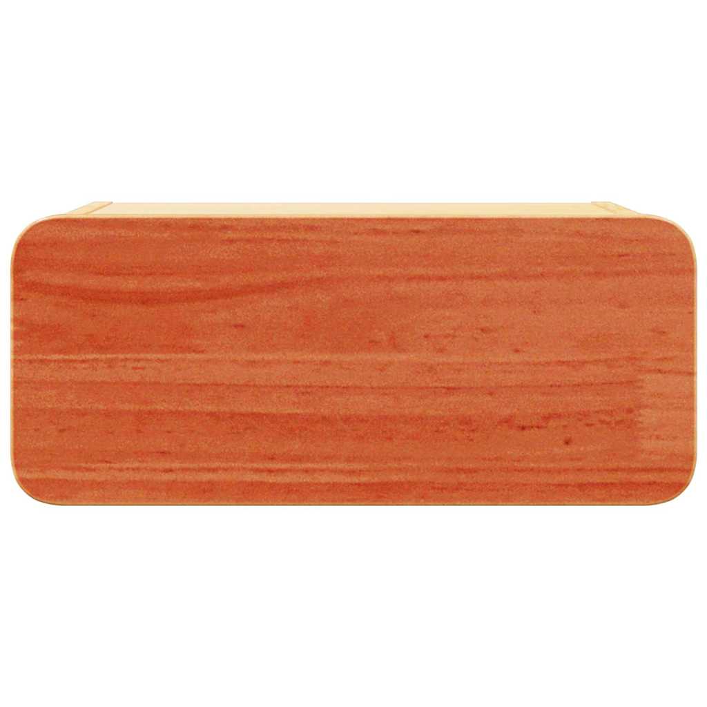 Sengebord 2 Pcs Gyldenbrun 39 X 34 X 16.5 Cm Massivt Fyrretræ - Billede 7
