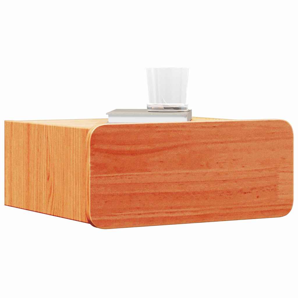 Sengebord 2 Pcs Gyldenbrun 39 X 34 X 16.5 Cm Massivt Fyrretræ - Billede 3