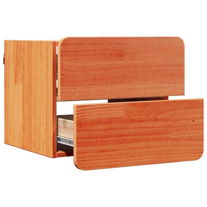 Sengebord Gyldenbrun 39 X 34 X 33 Cm Massivt Fyrretræ - Billede 5