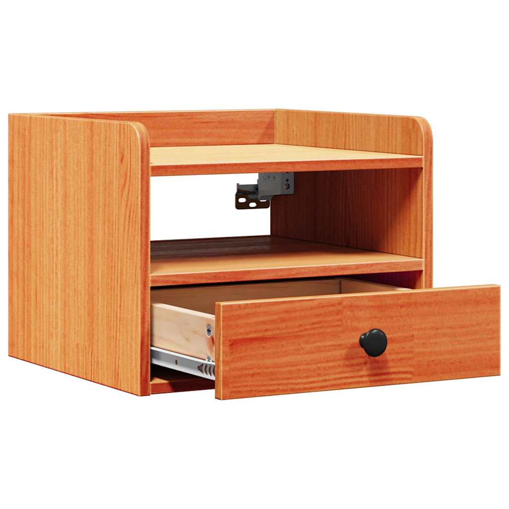 Sengebord Voks 38 X 36 X 29,5 Cm Massivt Fyrretræ - Billede 5