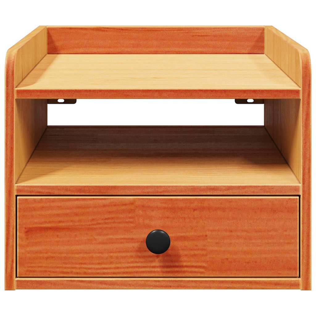 Sengebord Voks 38 X 36 X 29,5 Cm Massivt Fyrretræ - Billede 6
