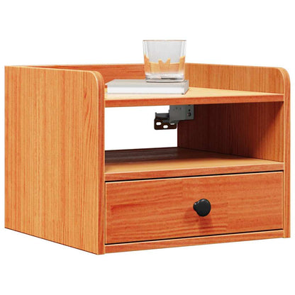 Sengebord 2 Pcs Gyldenbrun 38 X 36 X 29.5 Cm Massivt Fyrretræ - Billede 3