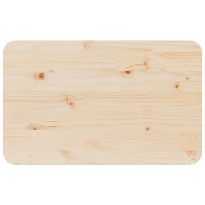 Sofabord Naturfarvet 80 X 50 X 31 Cm Massivt Fyrretræ - Billede 9