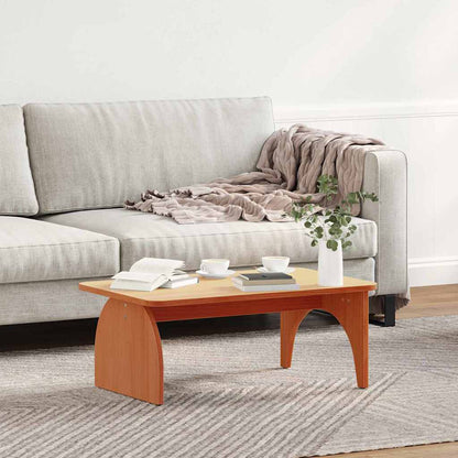 Sofabord Gyldenbrun 80 X 50 X 31 Cm Massivt Fyrretræ - Billede 4