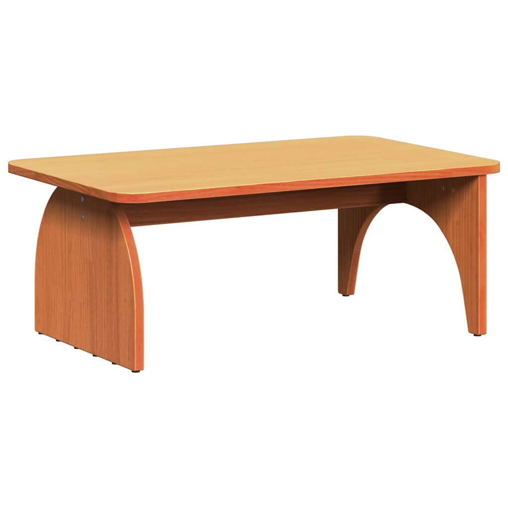 Sofabord Gyldenbrun 80 X 50 X 31 Cm Massivt Fyrretræ - Billede 2