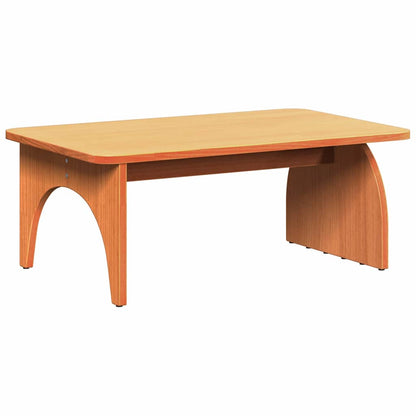 Sofabord Gyldenbrun 80 X 50 X 31 Cm Massivt Fyrretræ - Billede 8