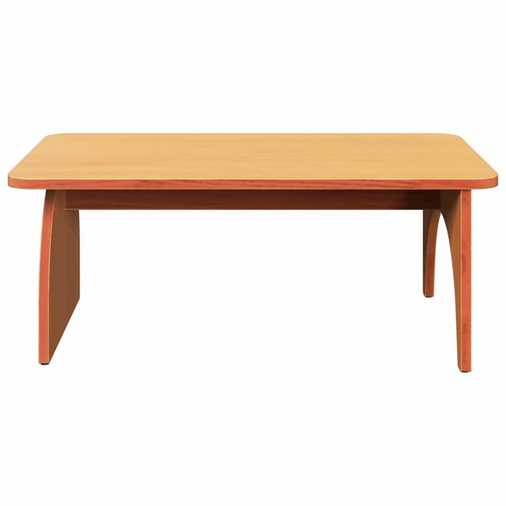Sofabord Gyldenbrun 80 X 50 X 31 Cm Massivt Fyrretræ - Billede 6