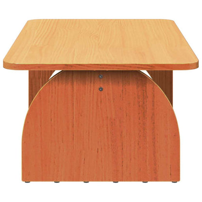 Sofabord Gyldenbrun 80 X 50 X 31 Cm Massivt Fyrretræ - Billede 7