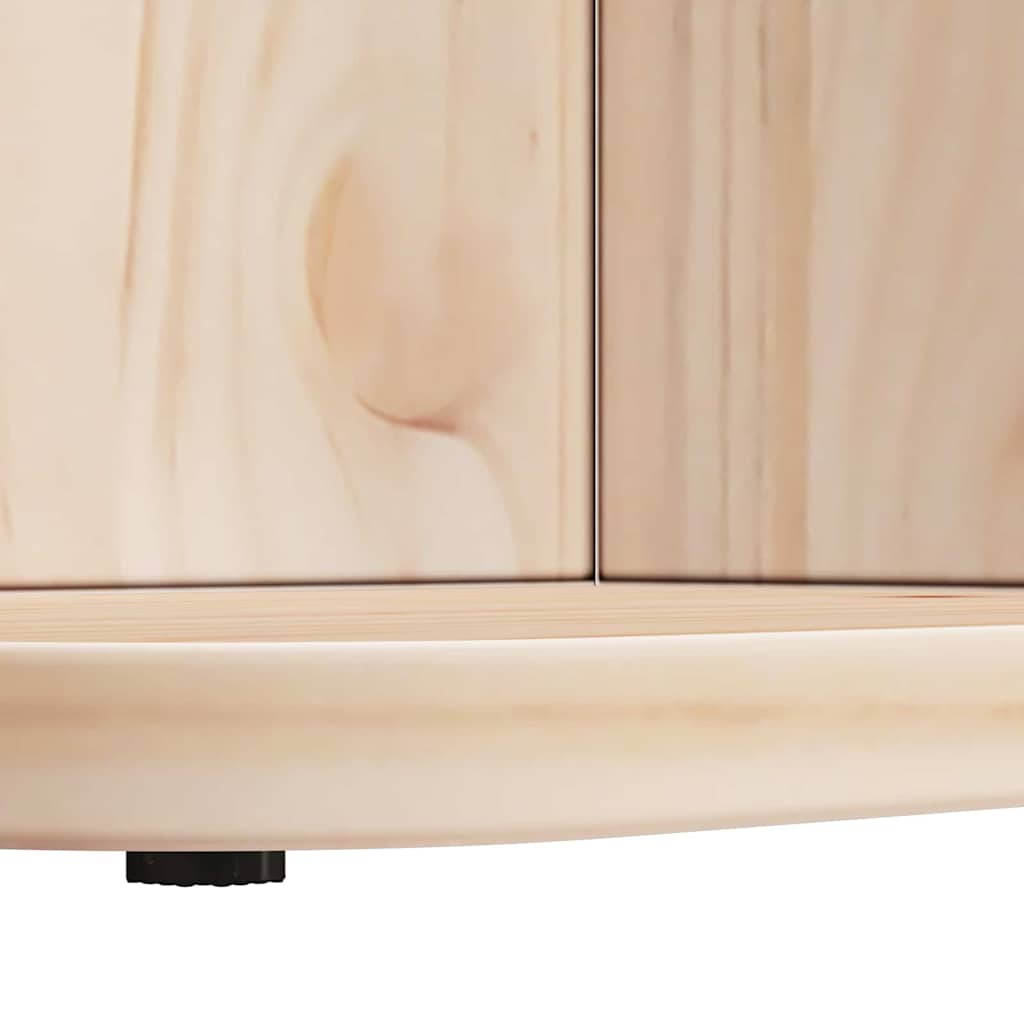 Sofabord Naturfarvet 80 X 39.5 X 33.5 Cm Massivt Fyrretræ - Billede 11
