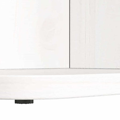 Sofabord Hvid 80 X 39.5 X 33.5 Cm Massivt Fyrretræ - Billede 11