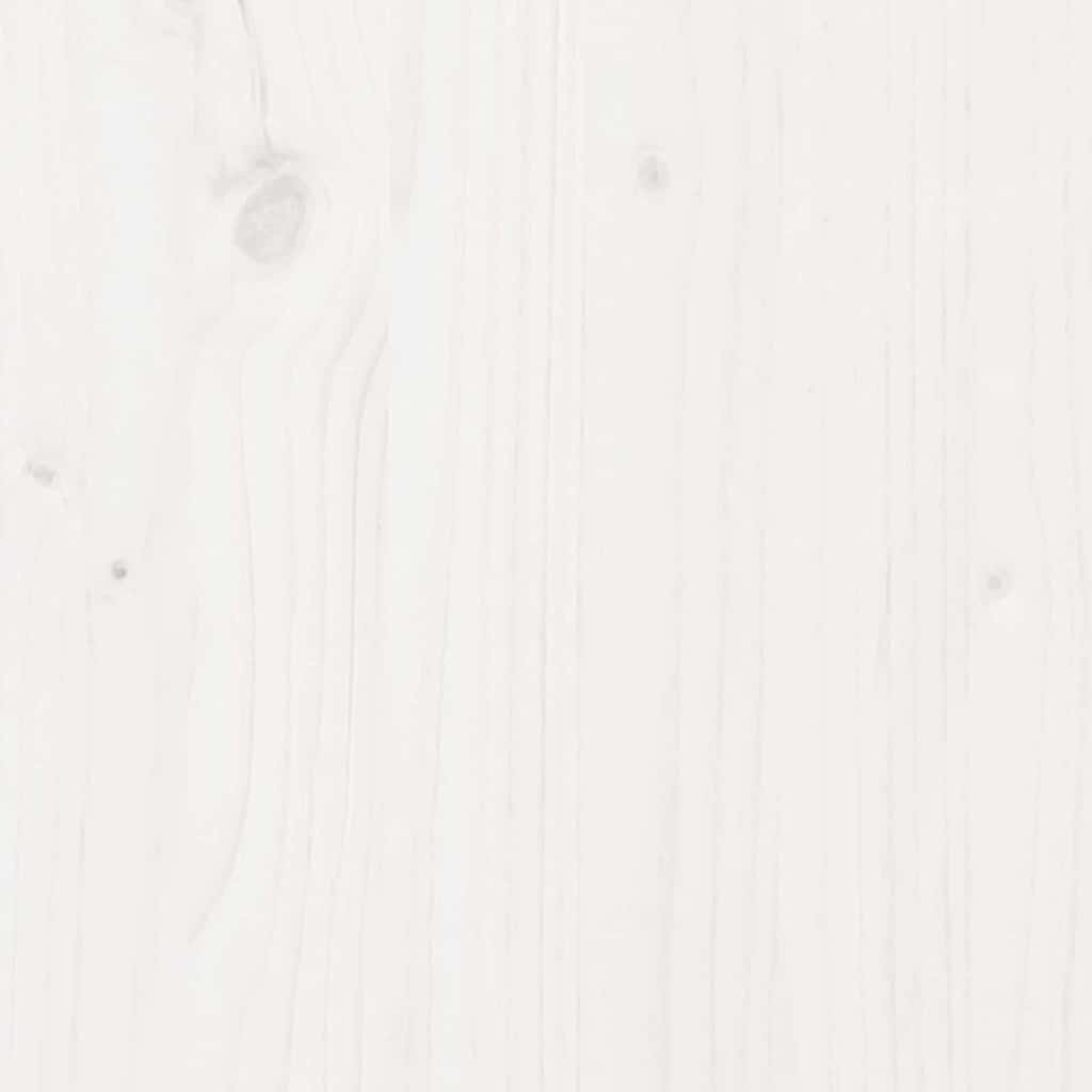 Sofabord Hvid 80 X 39.5 X 33.5 Cm Massivt Fyrretræ - Billede 12