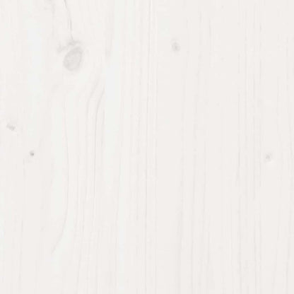 Sofabord Hvid 80 X 39.5 X 33.5 Cm Massivt Fyrretræ - Billede 12