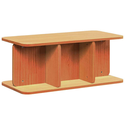Sofabord Gyldenbrun 80 X 39.5 X 33.5 Cm Massivt Fyrretræ - Billede 2