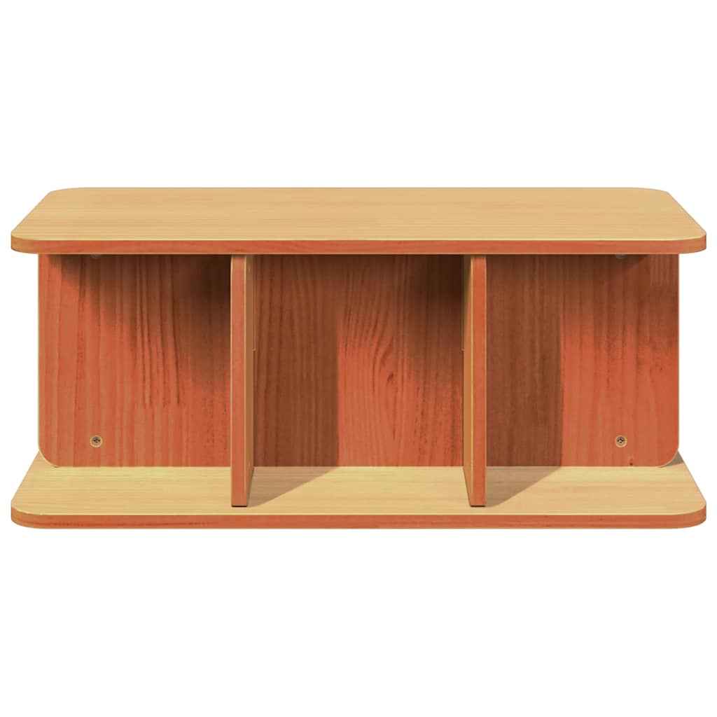 Sofabord Gyldenbrun 80 X 39.5 X 33.5 Cm Massivt Fyrretræ - Billede 6