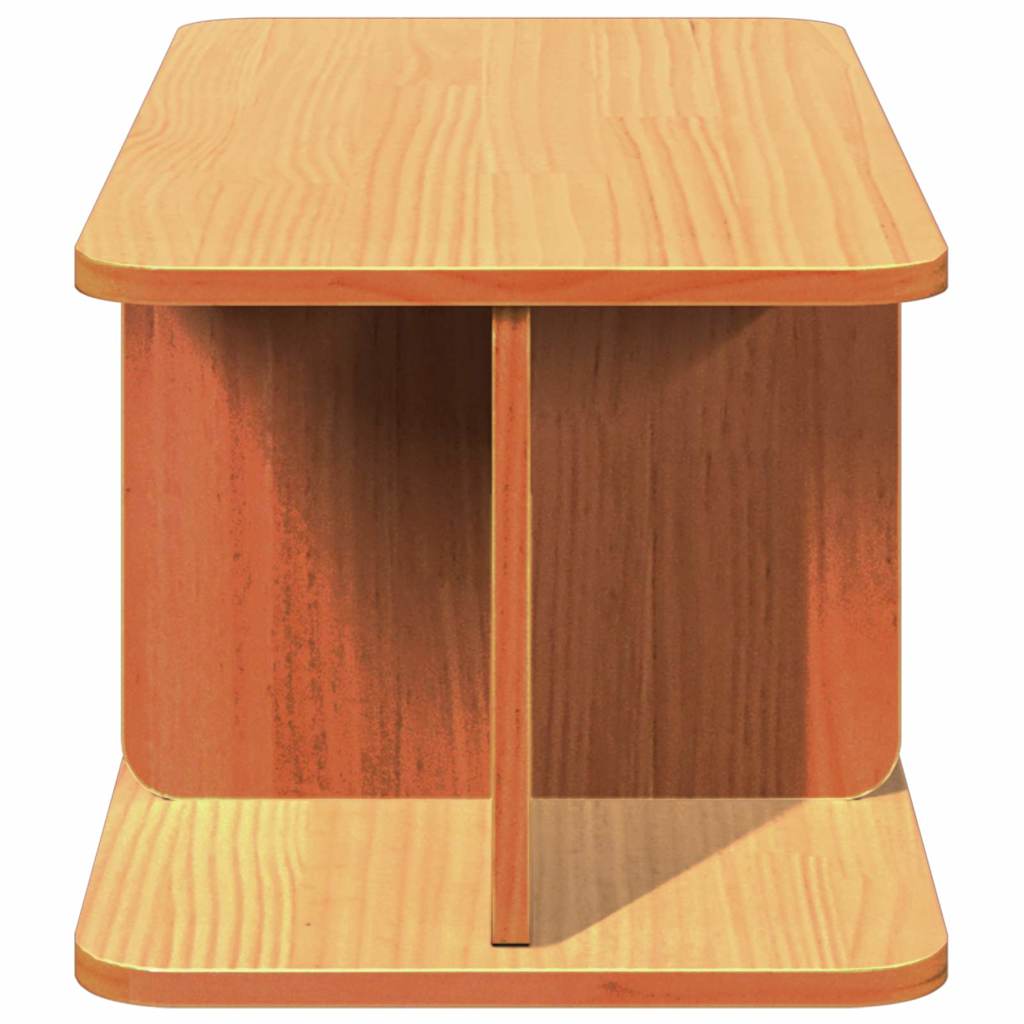 Sofabord Gyldenbrun 80 X 39.5 X 33.5 Cm Massivt Fyrretræ - Billede 7