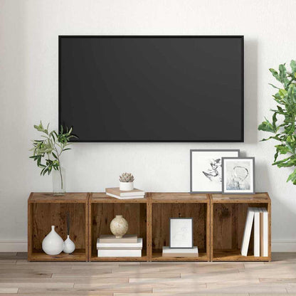 Tv-møbelsæt 37 X 35 X 37,5 Cm Konstrueret Træ - Billede 4