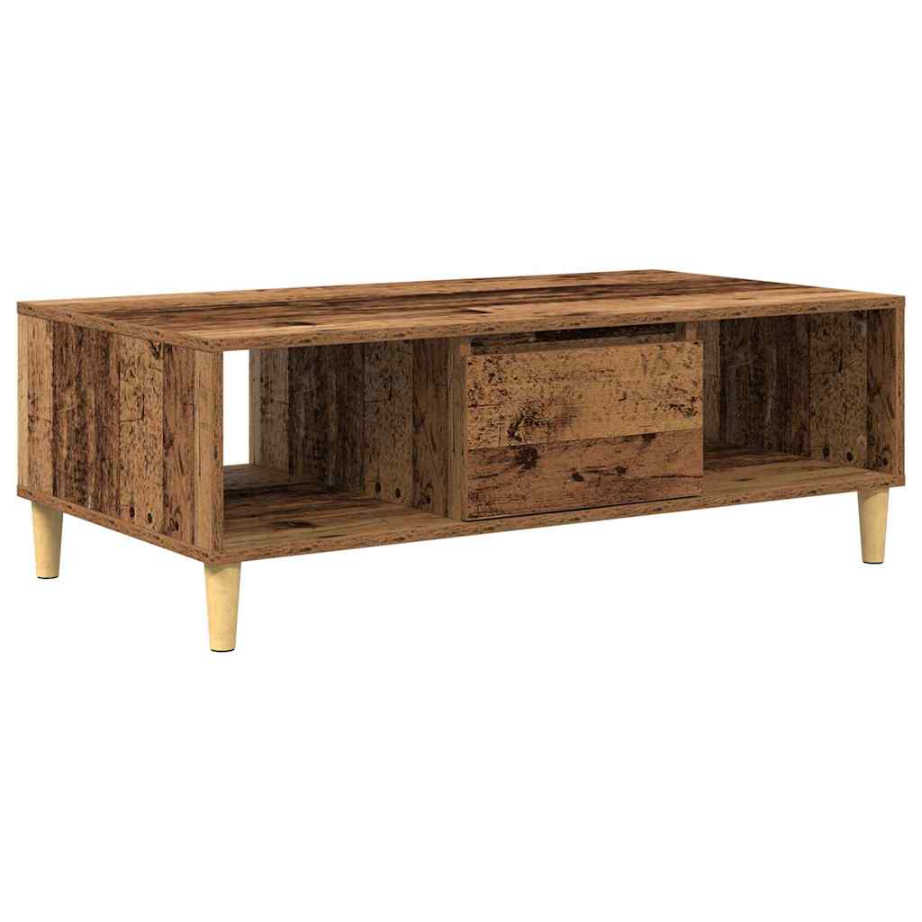 Sofabord 102 X 55 X 35 Cm Konstrueret Træ - Billede 2