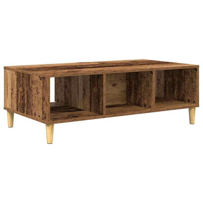 Sofabord 102 X 55 X 35 Cm Konstrueret Træ - Billede 8