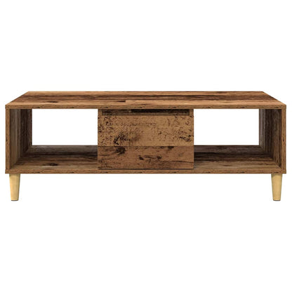 Sofabord 102 X 55 X 35 Cm Konstrueret Træ - Billede 6