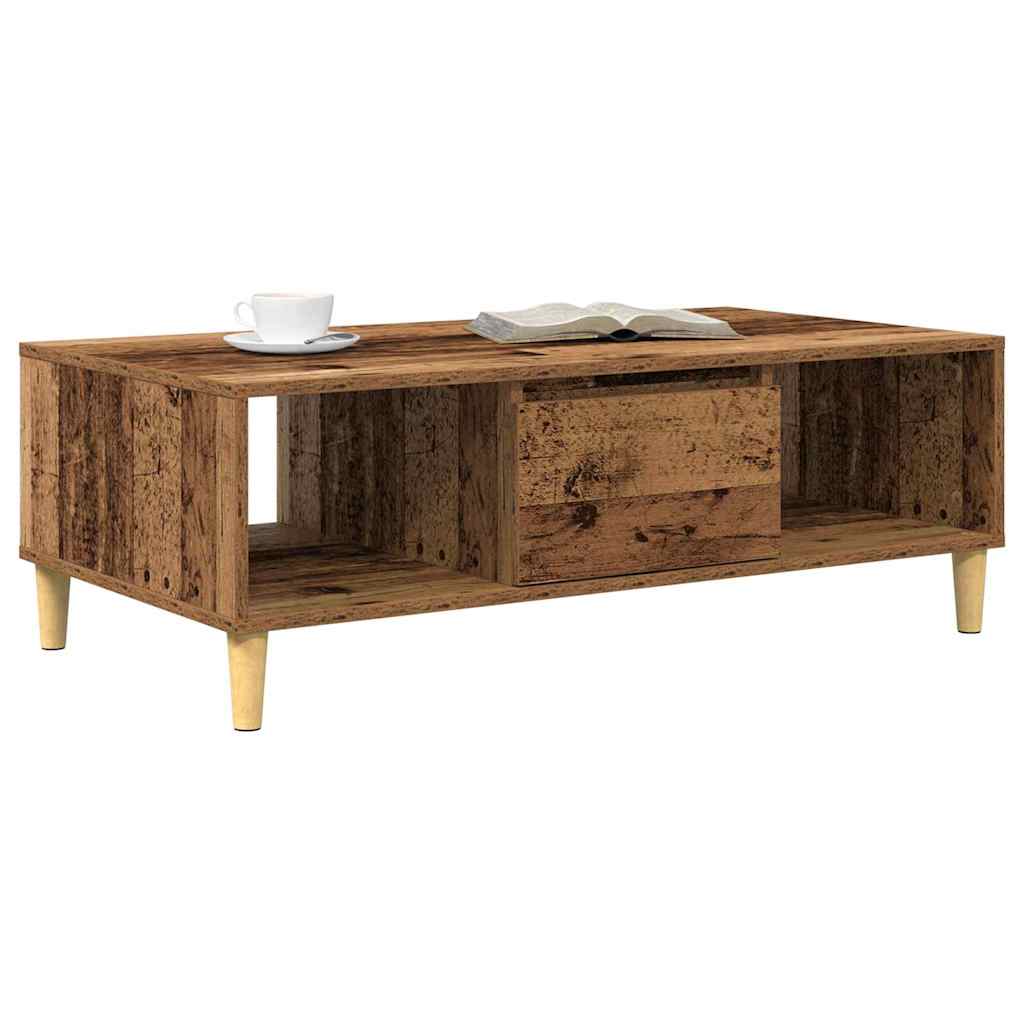 Sofabord 102 X 55 X 35 Cm Konstrueret Træ - Billede 3
