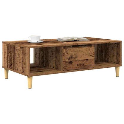 Sofabord 102 X 55 X 35 Cm Konstrueret Træ - Billede 3