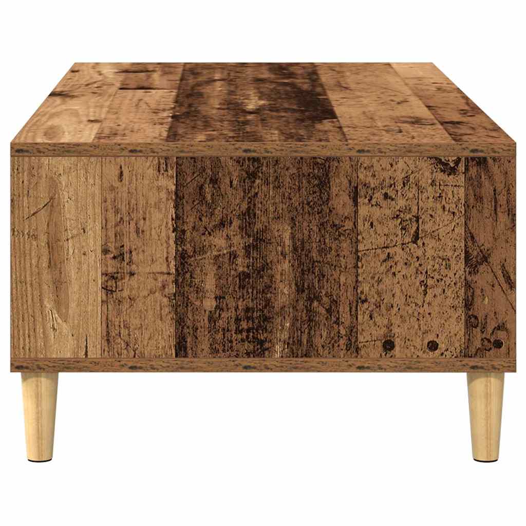 Sofabord 102 X 55 X 35 Cm Konstrueret Træ - Billede 7