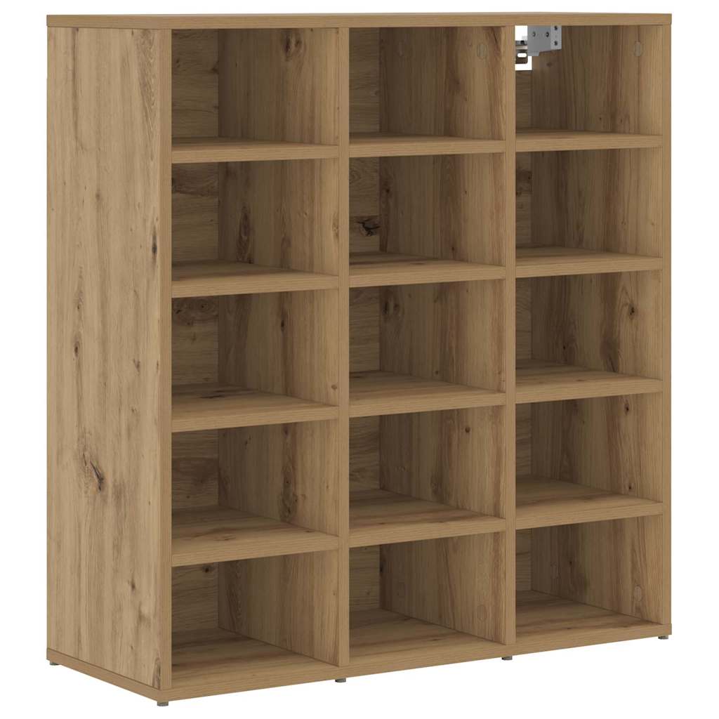 Sko Skab Artisan Egetræ 77,5 X 30 X 83,5 Cm Konstrueret Træ - Billede 2