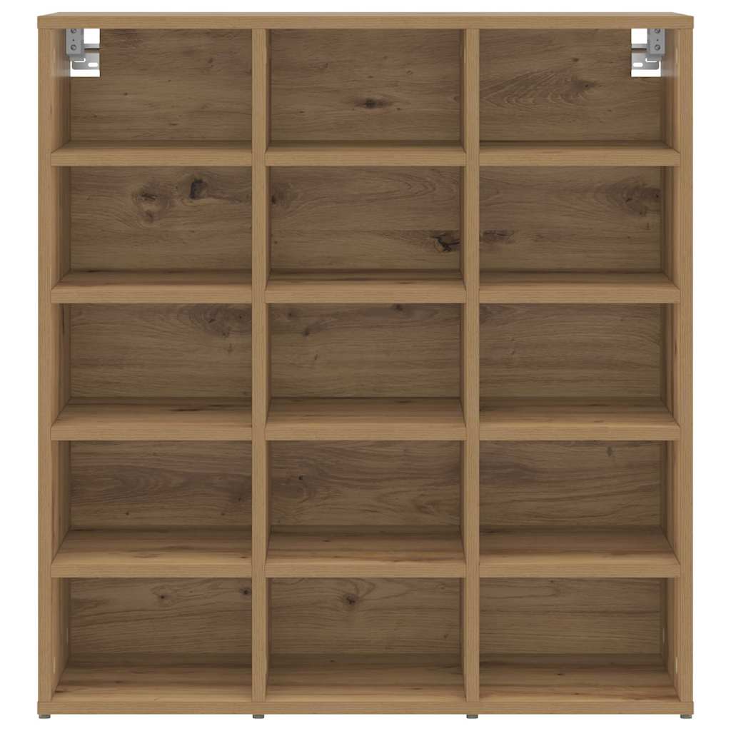 Sko Skab Artisan Egetræ 77,5 X 30 X 83,5 Cm Konstrueret Træ - Billede 5
