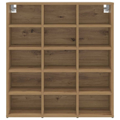 Sko Skab Artisan Egetræ 77,5 X 30 X 83,5 Cm Konstrueret Træ - Billede 5