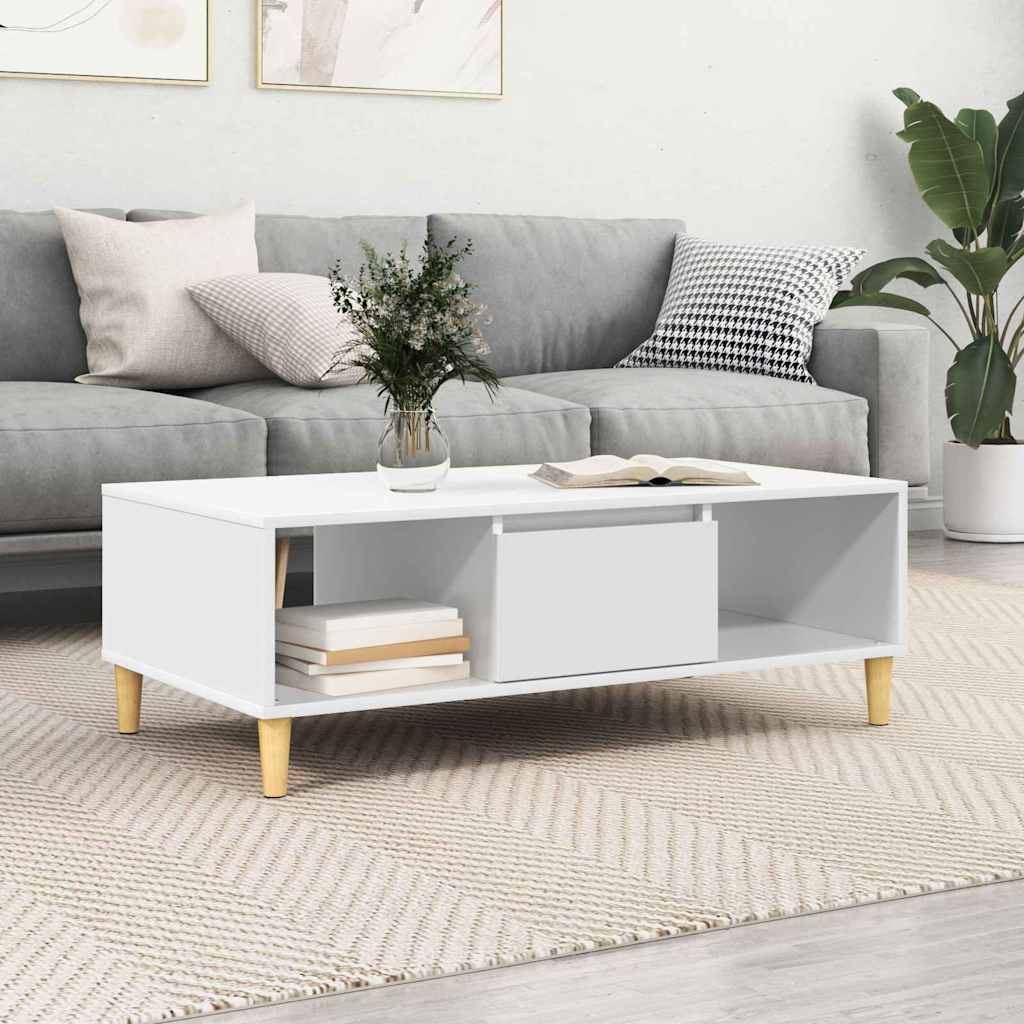 Sofabord 102 X 55 X 35 Cm Konstrueret Træ