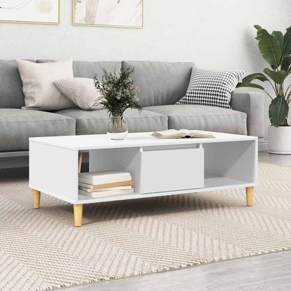 Sofabord 102 X 55 X 35 Cm Konstrueret Træ