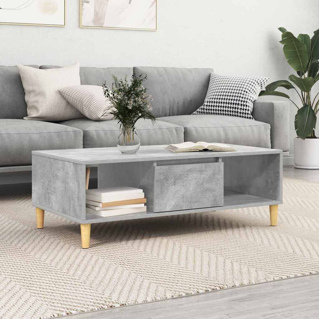 Sofabord 102 X 55 X 35 Cm Konstrueret Træ