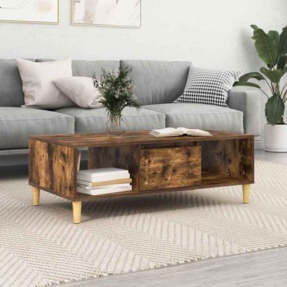 Sofabord 102 X 55 X 35 Cm Konstrueret Træ