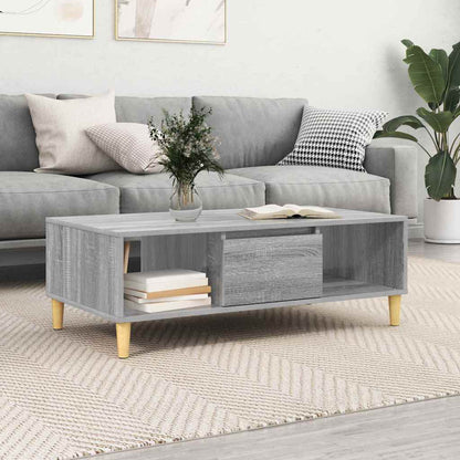 Sofabord 102 X 55 X 35 Cm Konstrueret Træ