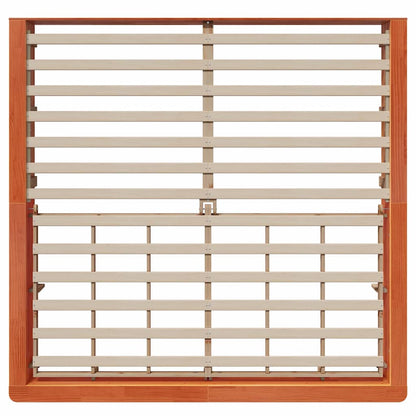 Sengestel Gyldenbrun 210 X 118 X 30 Cm Massiv Fyrretræ - Billede 8
