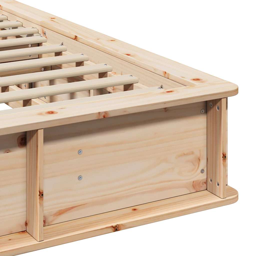 Sengestel Med Opbevaring Brun 180 X 200 Cm Træ - Billede 9