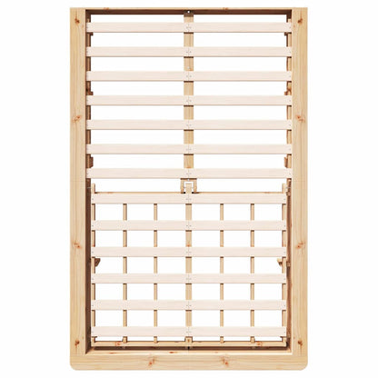 Sengestel Massiv Fyrretræ 210 X 158 X 30 Cm Massiv Fyrretræ - Billede 8