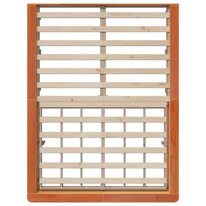 Sengestel Gyldenbrun 210 X 118 X 30 Cm Massiv Fyrretræ - Billede 8