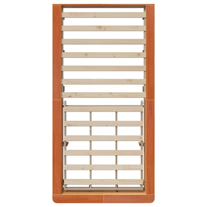 Sengestel Gyldenbrun 210 X 118 X 30 Cm Massiv Fyrretræ - Billede 8