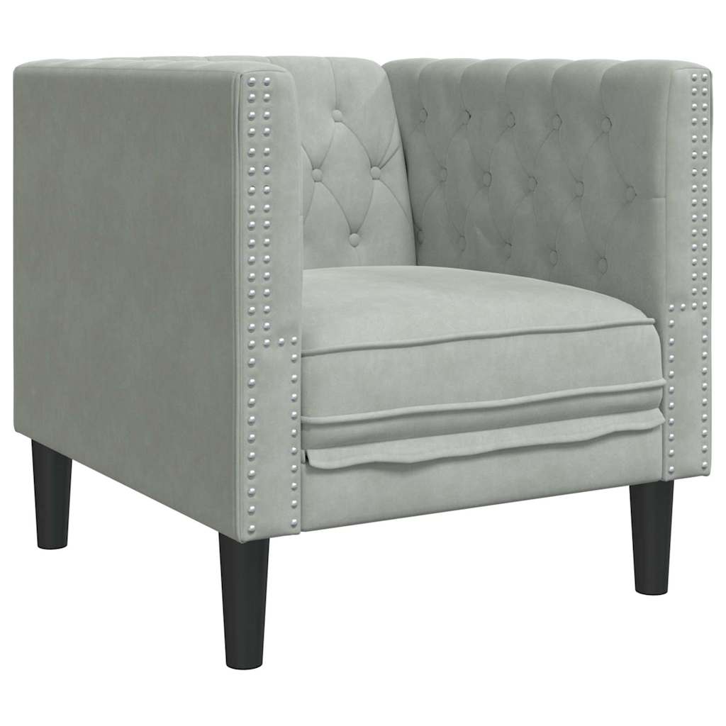Stue Sofa 3 Dele 194 X 74,5 X 70,5 Cm Fløjl - Billede 6