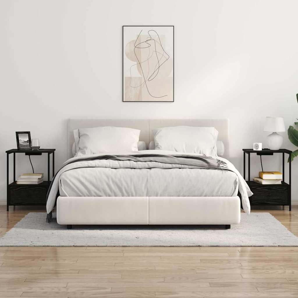 Natskab Med Skuffe 42 X 41 X 56 Cm Konstrueret Træ - Billede 4
