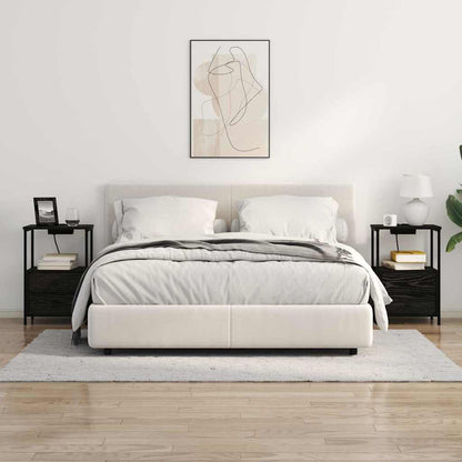 Natskab Med Skuffe 40 X 31 X 60 Cm Konstrueret Træ - Billede 4