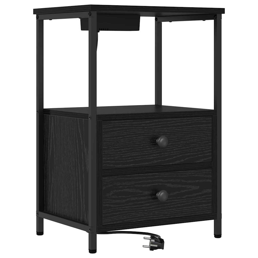 Natskab Med Skuffe 40 X 31 X 60 Cm Konstrueret Træ - Billede 2