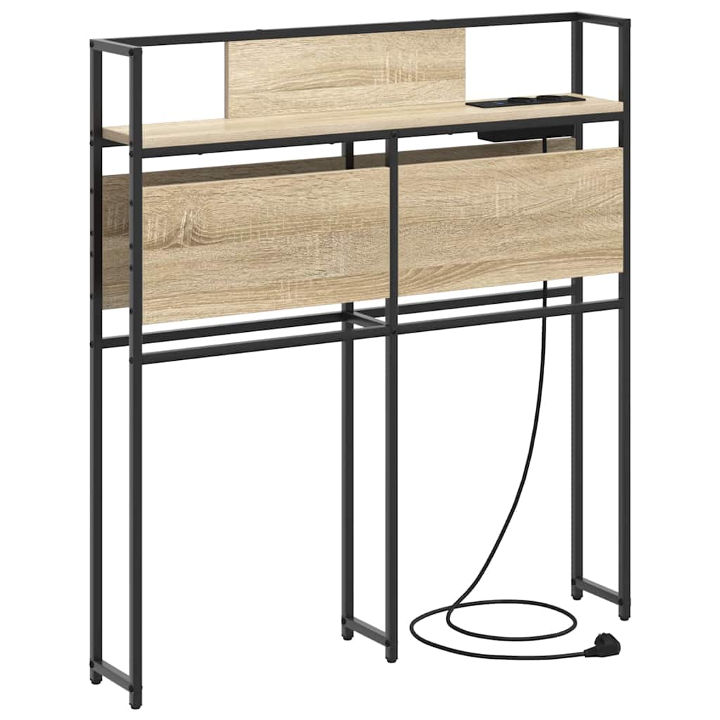 Opbevaringshovedgavl Sonoma-eg 90 Cm Konstrueret Træ - Billede 2