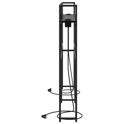 Opbevaringshovedgavl Sort Eg 140 Cm Konstrueret Træ - Billede 5