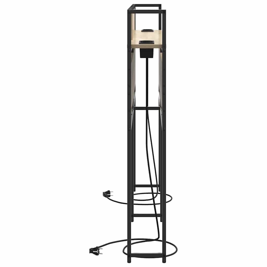 Opbevaringshovedgavl Sonoma-eg 140 Cm Konstrueret Træ - Billede 5