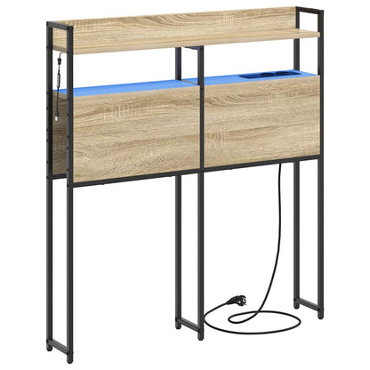 Opbevaringshovedgavl Med Hylde Sonoma-eg 100 Cm Konstrueret Træ - Billede 2