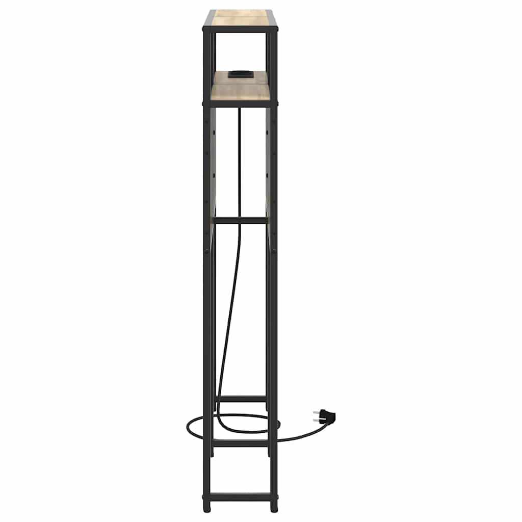Opbevaringshovedgavl Sonoma-eg 80 Cm Konstrueret Træ - Billede 5