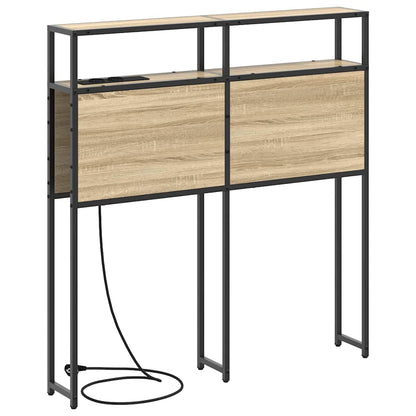 Opbevaringshovedgavl Sonoma-eg 90 Cm Konstrueret Træ - Billede 6