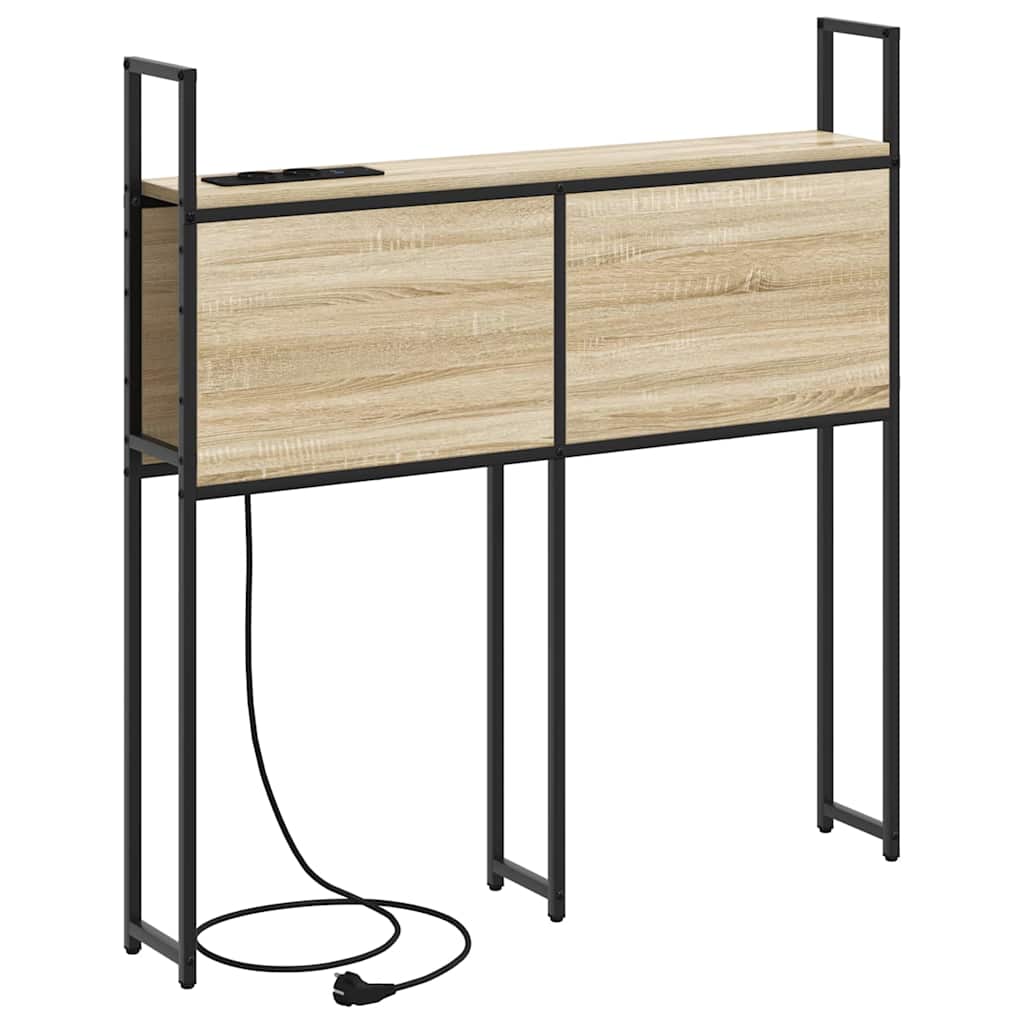 Opbevaringshovedgavl Sonoma-eg 90 Cm Konstrueret Træ - Billede 6